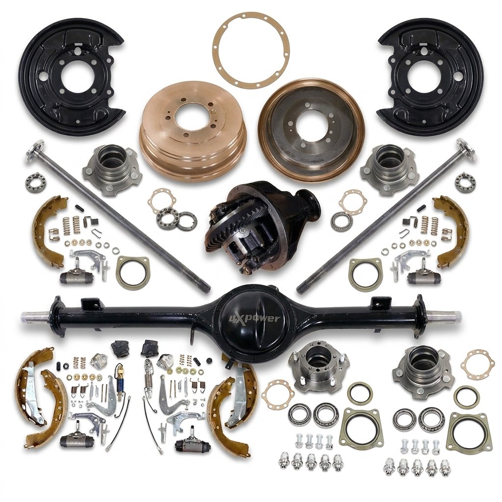 Toyota LC80 rear axle housing replacement